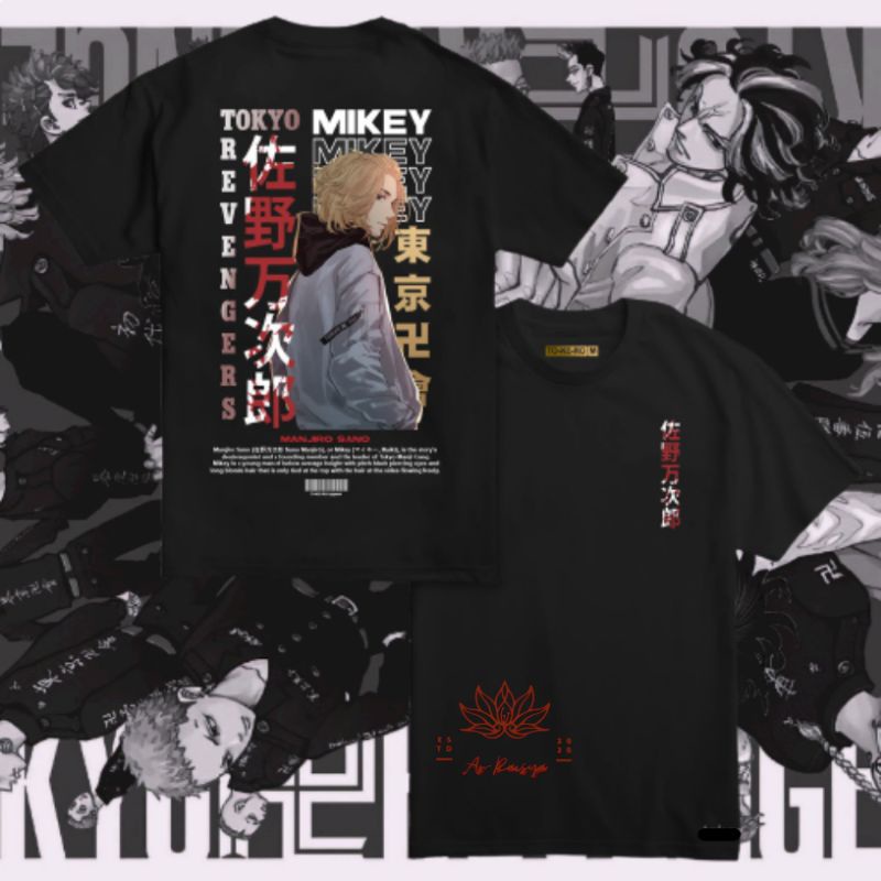 kaos Tokyo revengers/T-shirt Tokyo revengers/kaos Mikey/T-Shirt Mikey/Kaos Chifuyu/Kaos valhalla/baj