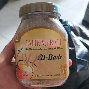 jahe merah segar al badr isi 330 gr - jahe merah amanah - jahe merah bubuk - jahe merah serbuk - jahe merah instan