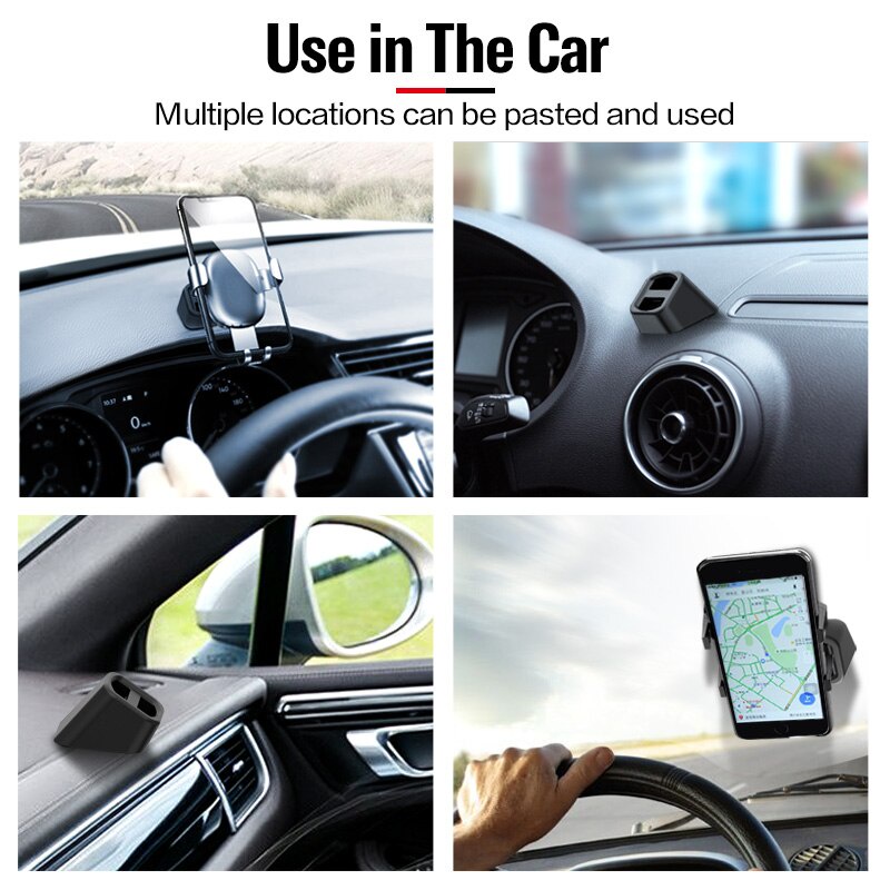 Universal Car Stand Base Dashboard Mount Auto Mobile Phone Holder Air Outlet Clip Accessories