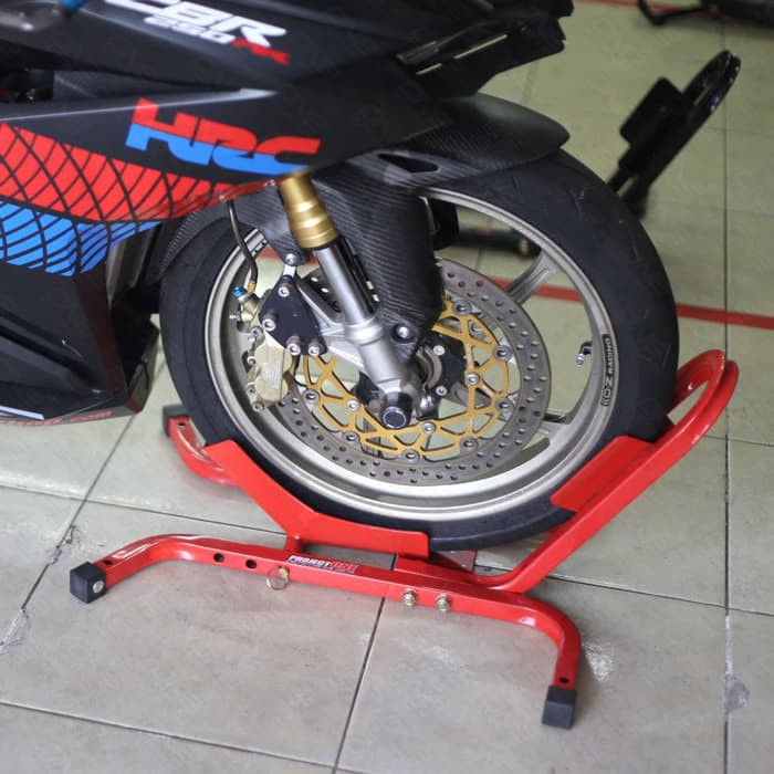 Wheel Clamp Motor MOGE METIC SPORT Termurah Terbaik Paddock Motor Front Paddock Paddock Depan moge matic sport