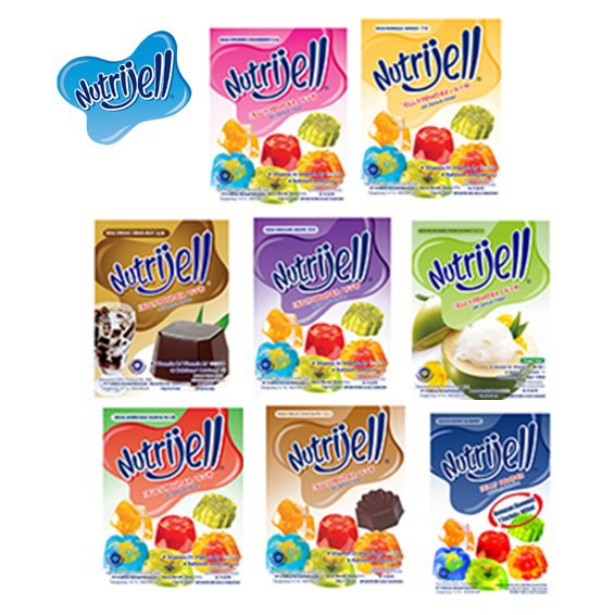 

NutriJell Jelly Powder - Jeli Serbuk Instan Sachet - 10gr