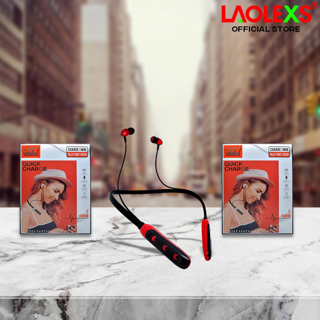 Bluetooth Headseat/Wireless Earphone Laolexs ORV BT-01 - Longlasting battery/Quick Charge/Premium