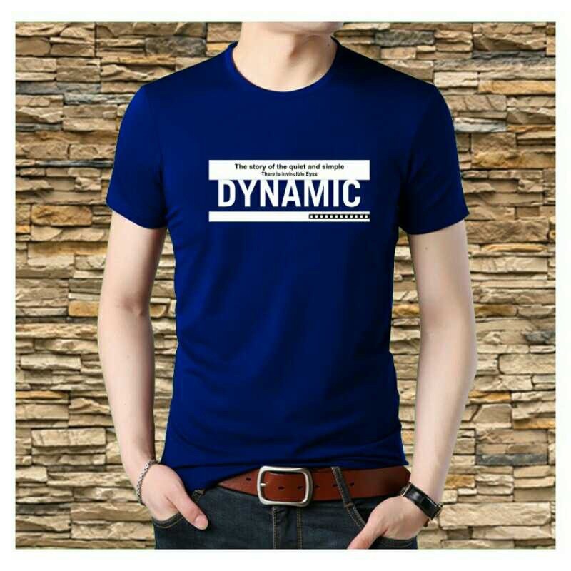 BAJU KAOS PRIA LENGAN PENDEK ATASAN COWOK DYNAMIC FASHION MOTIF KEKINIAN DISTRO