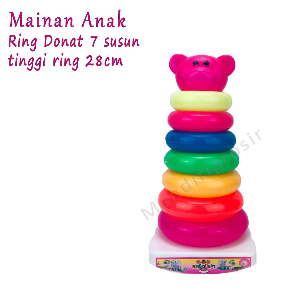 ring donat  7 susun *Mainan Anak * RD-100