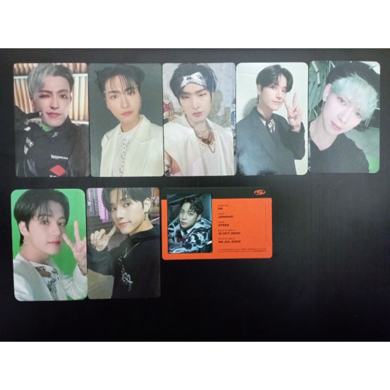 PHOTOCARD PC POB HELLO82 ATEEZ HONGJOONG SEONGHWA MINGI WOOYOUNG YEOSANG JONGHO SAN YUNHO MOVEMENT