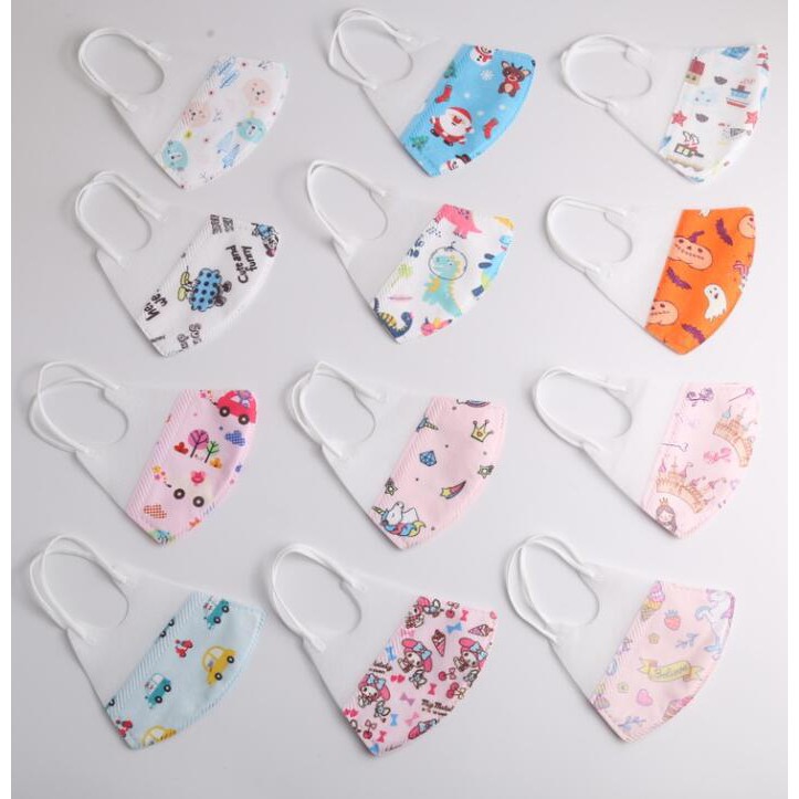 TF - Masker Anak Duckbill 3ply Mask Karakter isi 10pcs 3 Masker Premium