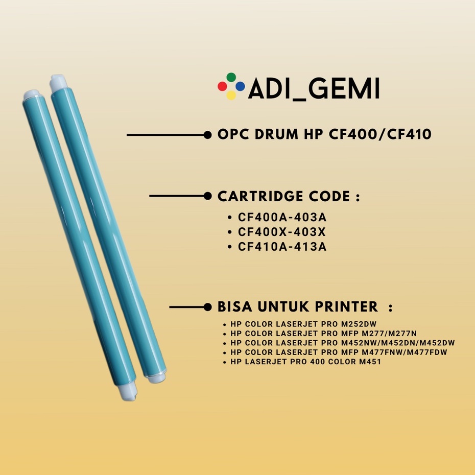OPC Drum HP CF400A-403A CF400X-403X CF410A-413A