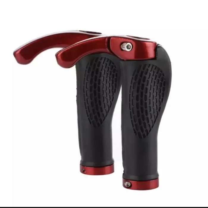 1 pasang Handgrip Tanduk Sepeda ergonomis mountain Bike