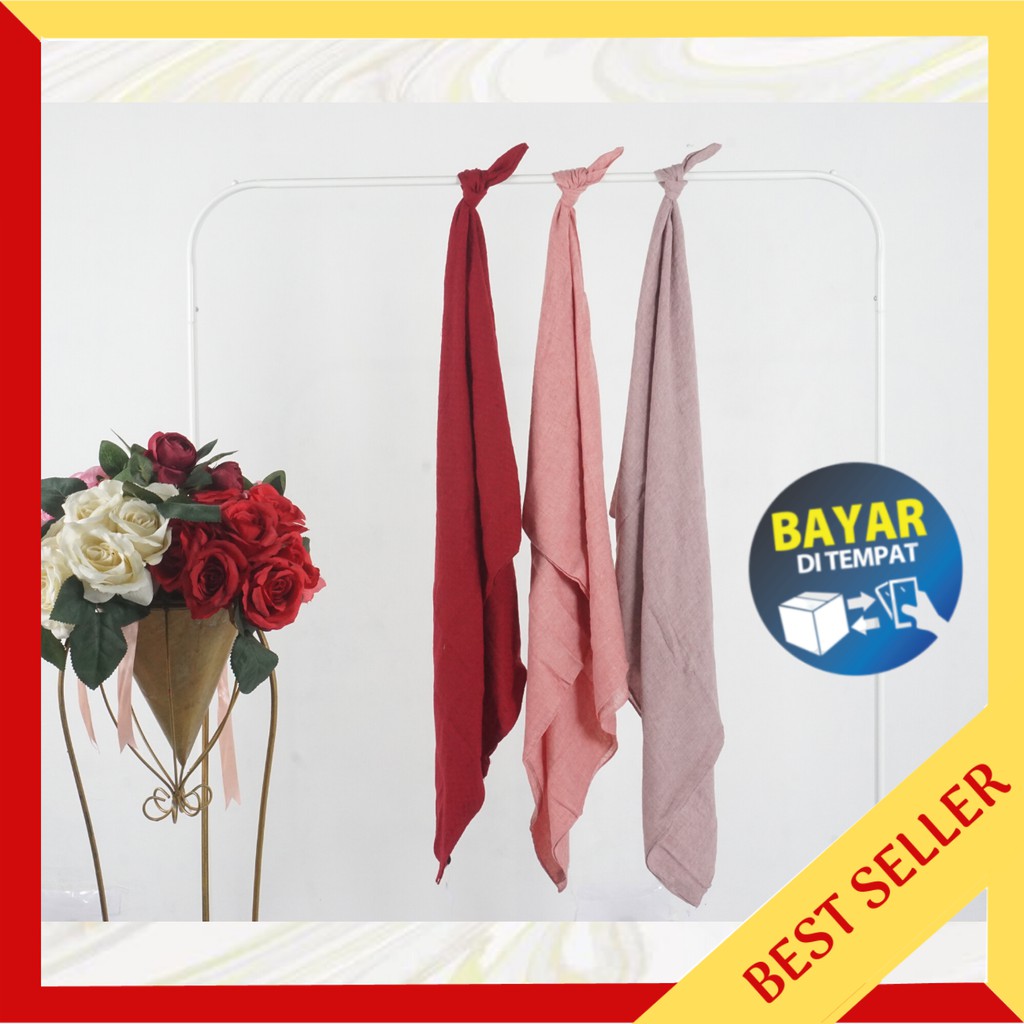 Bisa COD - Ppromo Pashmina Voal Dobby - Bahan Voal Premium - Termurah dan Terlaris