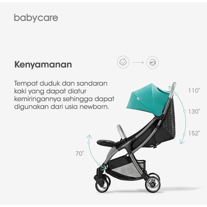 Babycare Easy Stroller / Stroller Lipat Otomatis