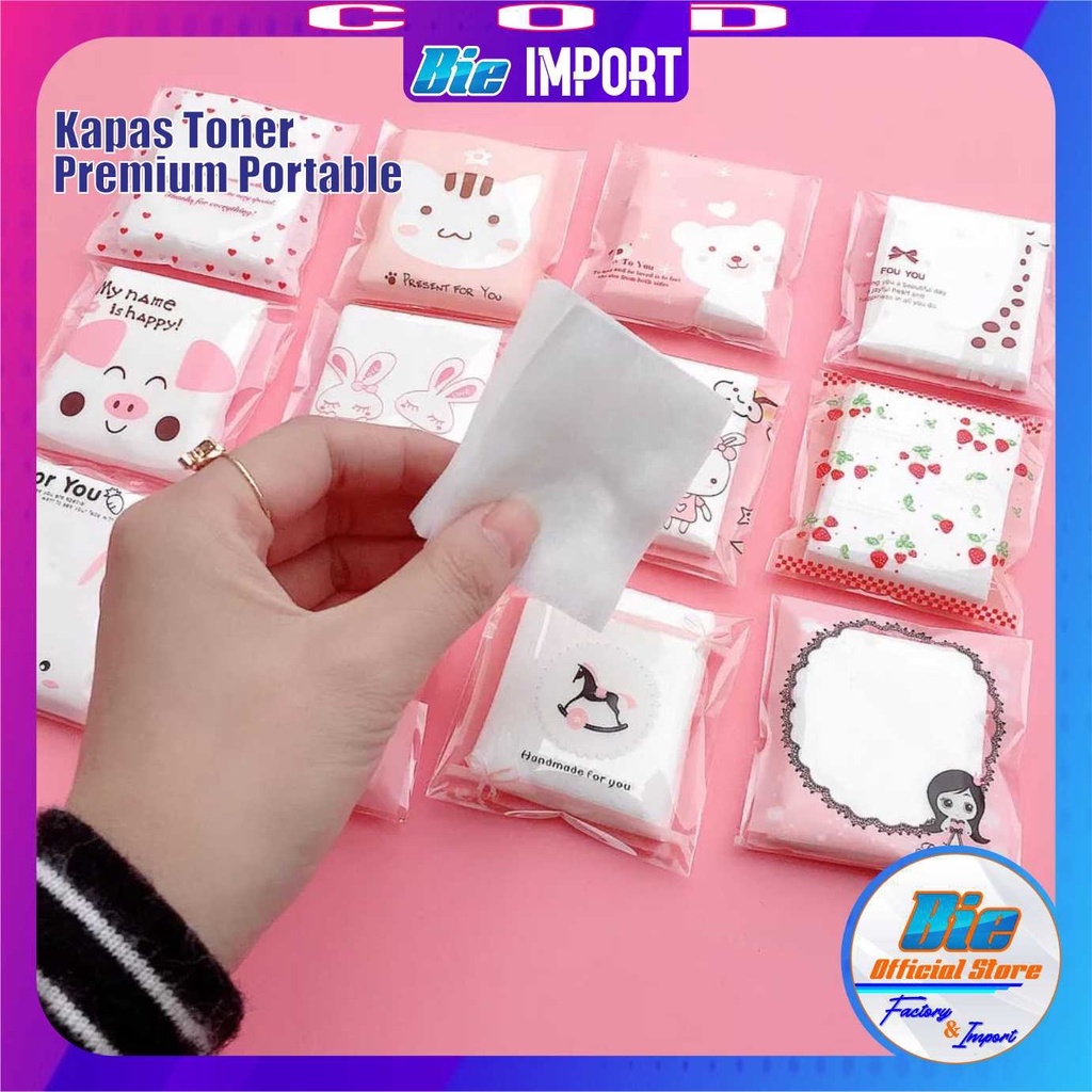 Kapas Toner Portable isi 25 Lembar Premium Impor Best Seller