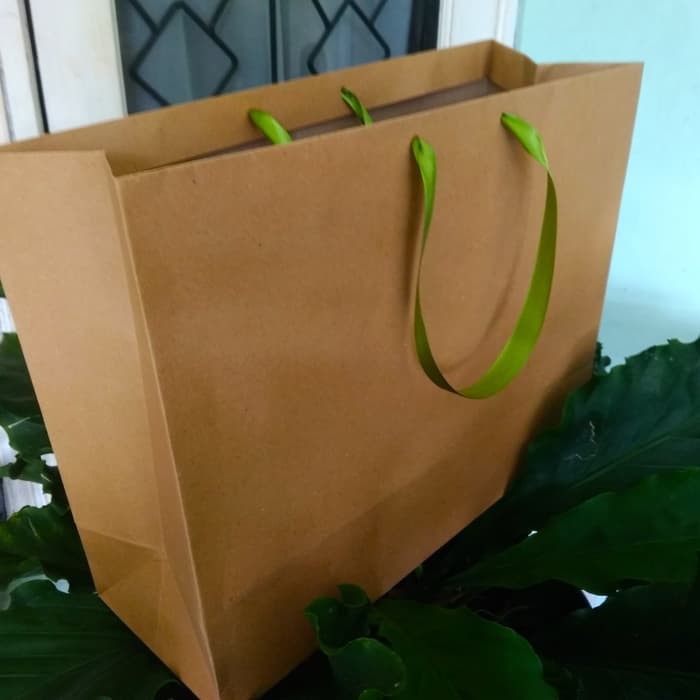 termurah; PaperBag I Paper Bag Besar Size XXL Tali Pita 42 x 15 x 33