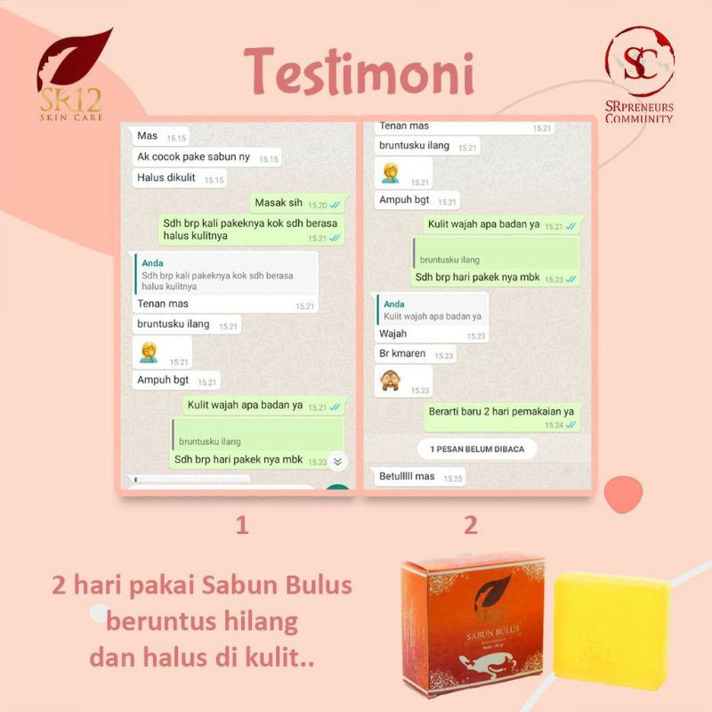 SABUN BULUS SR12 HERBAL BPOM TERLARIS! SABUN WAJAH / SABUN GATAL / BULUS BAR SOAP ORIGINAL AMAN / SABUN MUKA GLOWING PENGHILANG FLEK HITAM DAN PERAWATAN WAJAH BERJERAWAT SABUN BULUS SR12