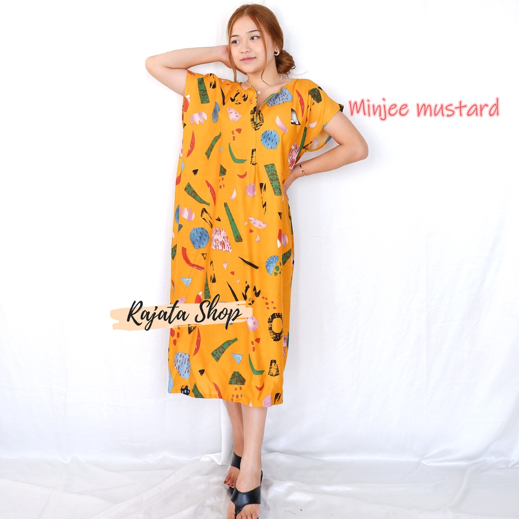 DASTER BALI BUSUI JUMBO XXL-XXBI MINJEE MUSTARD