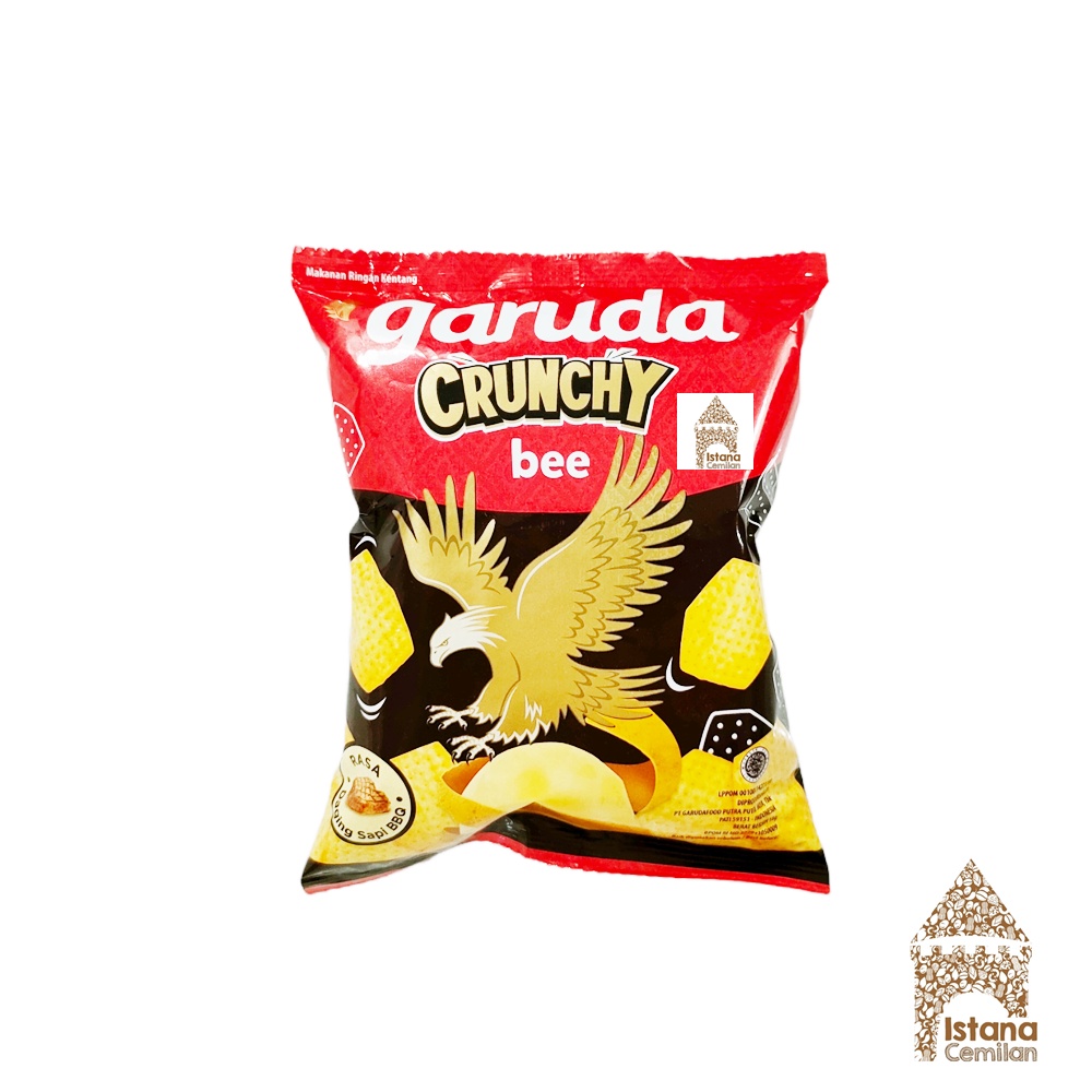 Garuda Crunchy Bee Rasa Daging Sapi BBQ / Sambal Geprek / Potato Net BBQ 18 Gram