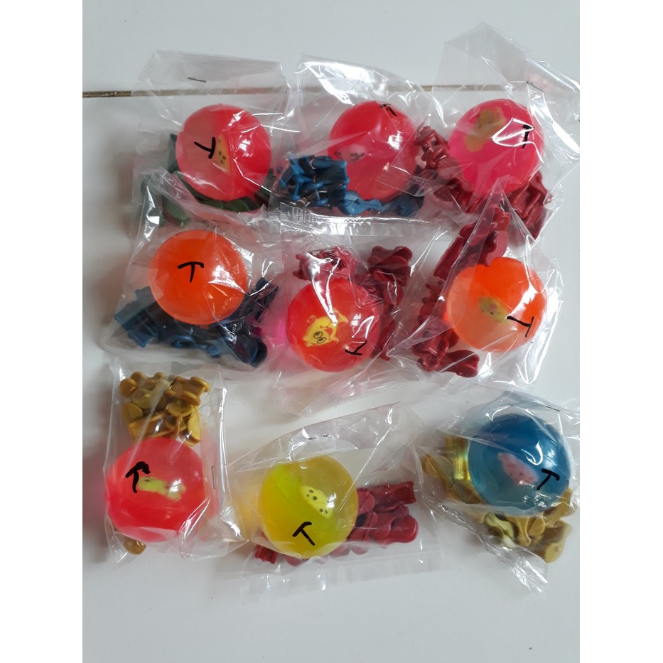 1 SET BOLA BEKEL DAN BIJI PLASTIK ISI 10PC