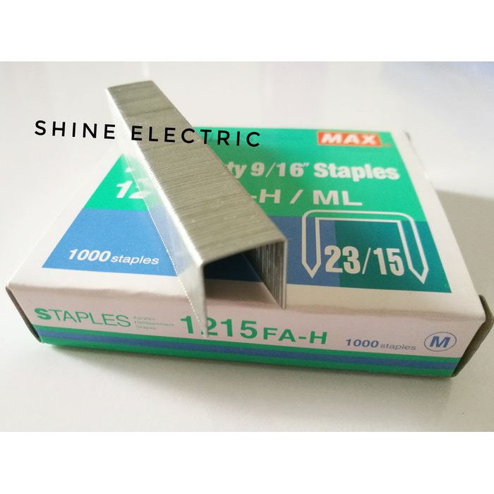 

Isi Staples Max 1215 23/15 Besar Heavy Duty Staples Jilid 9/16