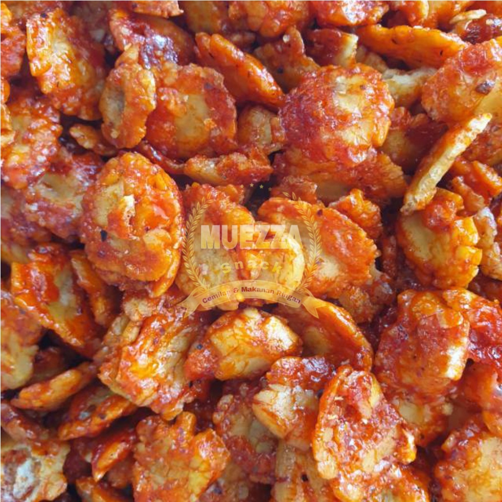 

Emping Balado Pedas Manis 500 gr Original Khas Cirebon Camilan Khas