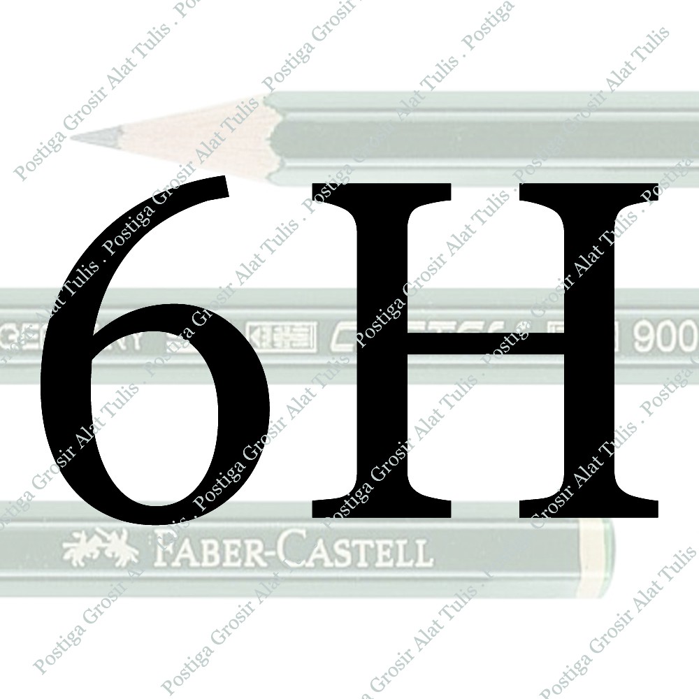 

Pensil Faber Castell 6H ORIGINAL
