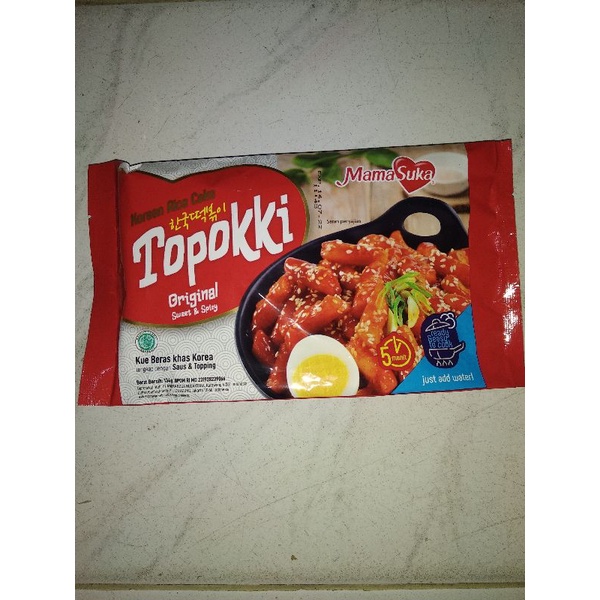 

Topokki instan Mamasuka/ Tteokbokki/ Topoki