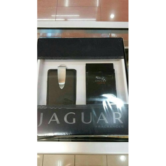Original Parfum Jaguar Vision III Gift Set (Free Money Clip Jaguar)