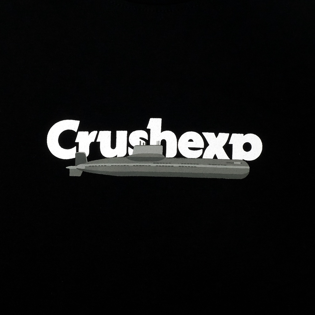 CRUSH EXP Kaos Pendek TSC0934 - BLACK