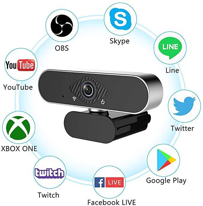 3 MP Web Camera  1920x1080p  for Computer PC Laptop for Video Conferencing Netmeeting 30FPS
