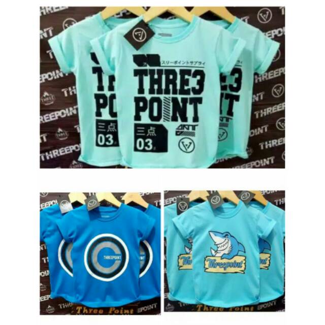 KAOS DISTRO ANAK THREE POINT
