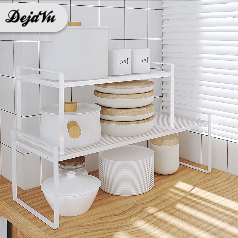 Dejavu Rak Dapur Panci Rak Kabinet Dapur Rak Bawah Wastafel Rak Susun Lemari Penyimpanan Bumbu Dapur