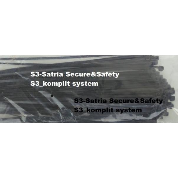 

☻ Hitam Kecil 20 cm Kabel Ties 200mm Tis 20cm Cable Tie 200 mm ♩