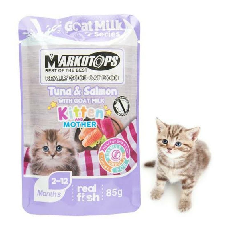 PH.Medan MARKOTOPS Pouch 85gr - Makanan Kucing Basah / Markotop Cat Wet Food