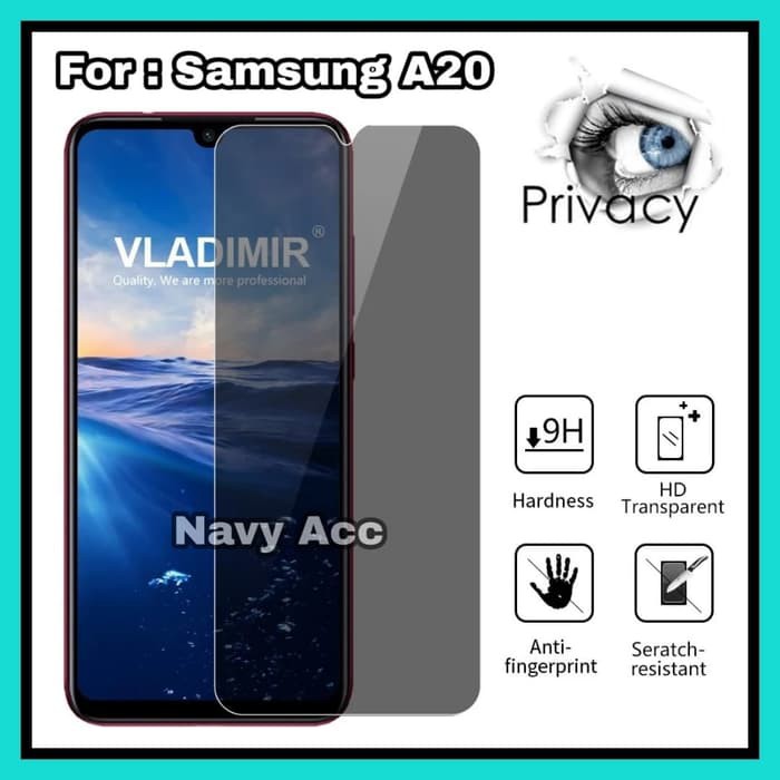 NA - Tempered Glass Spy Samsung A20 - Tempered Glass Privasi Samsung A20