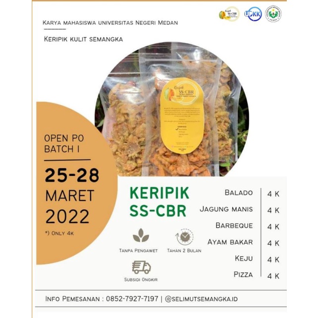 

keripik kulit semangka ( keripik SS-CBR)