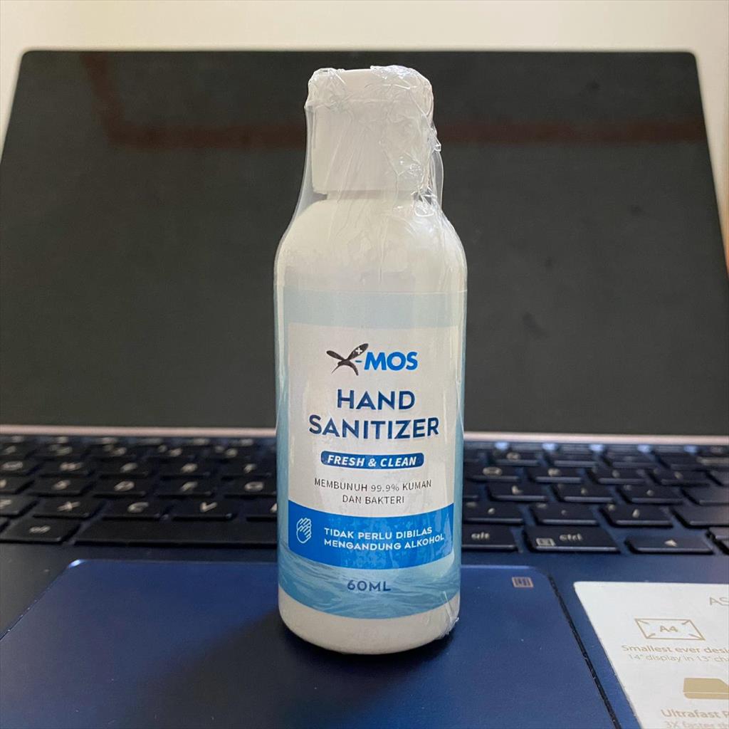 Xmos Hand Sanitizer 70ml  pembunuh Bakteri dan kuman ber alkohol