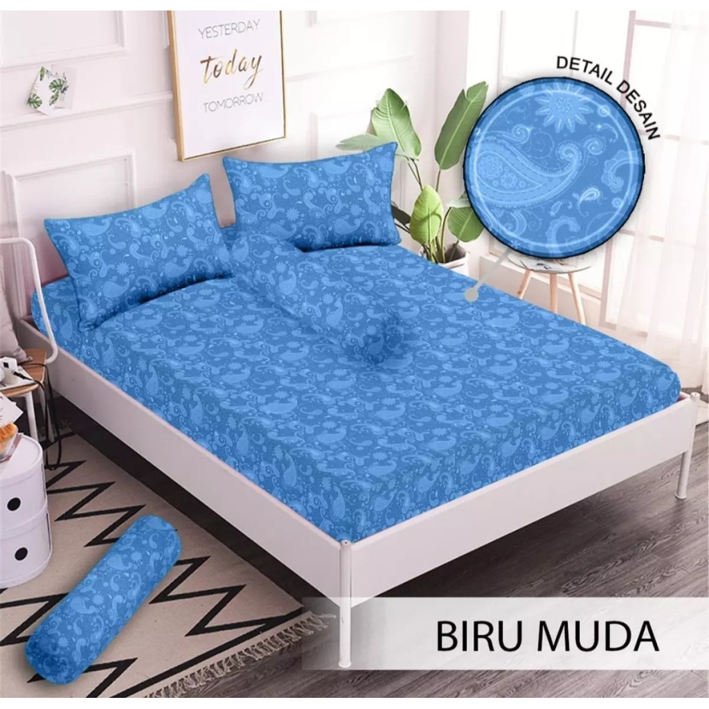 SPREI EMBOSS Ukuran 180x200cm NO.1 BAHAN KATUN HOMEMADE / SPRAI POLOS