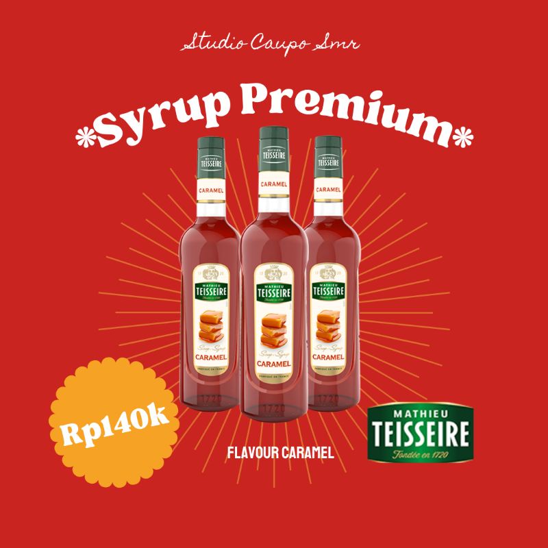 

MATHIEU TEISSIERE CARAMEL SYRUP