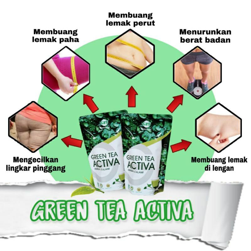 

Green tea Activa Teh Hijau Teh Diet Pelangsing Peluntur Lemak