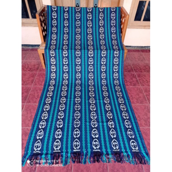 HIJAU NEON TENUN ETNIK BLANKET