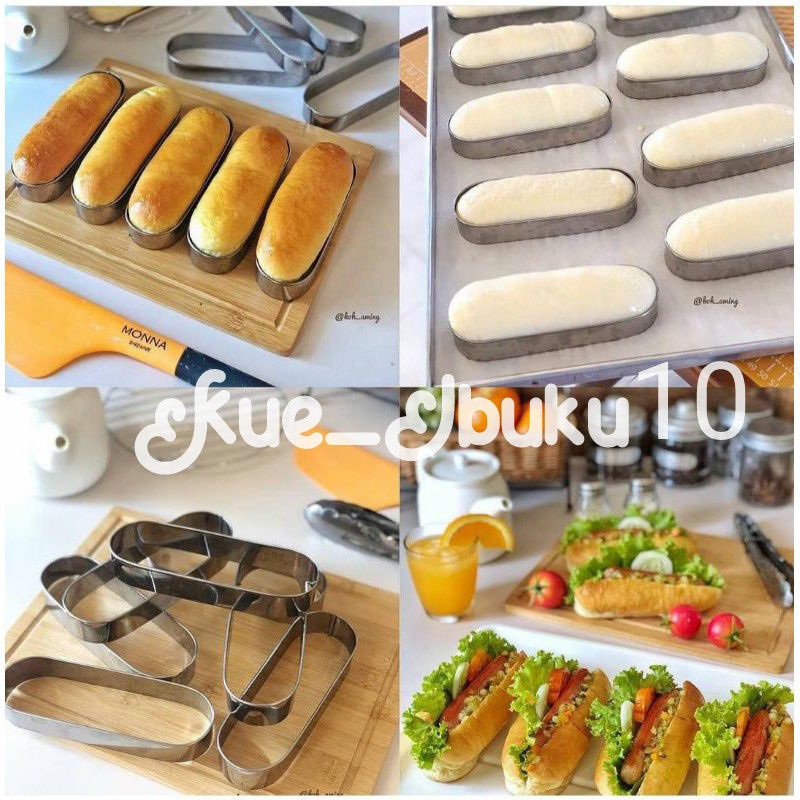 Ring Roti Hotdog 1 lusin 12 Pcs Ring Cutter Stainles Murah