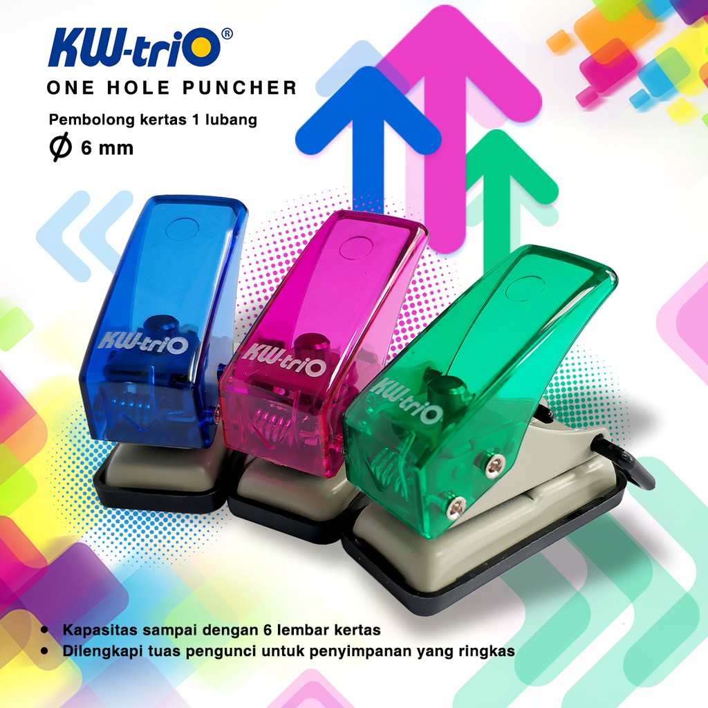 Pembolong 5.5 mm Kertas kertas Kecil/ Mini One Hole PUNCH 92A0. BISA untuk MIKA!. BISA DIGANTUNG