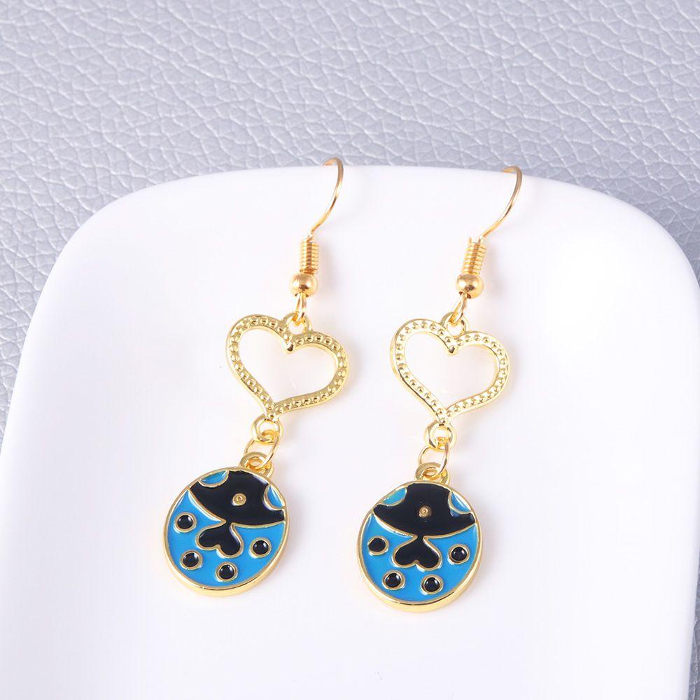 [Elegan] Jojos Adventure Earrings Indah Sederhana Ear Hook Fashion Kartun Cosplay Anting Komik