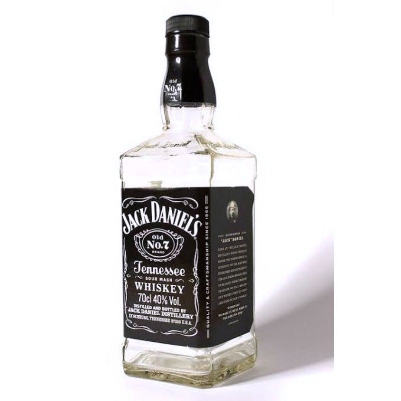 BOTOL BEKAS MIRAS JACK DANIEL'S BOTOL UNIK