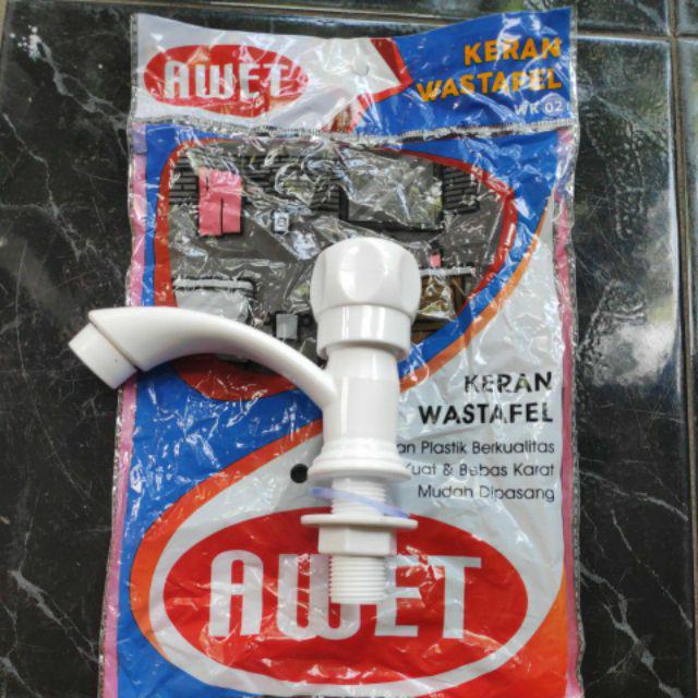 Keran Wastafel Plastik Pvc Wk02 Kran Wastapel Cuci Tangan