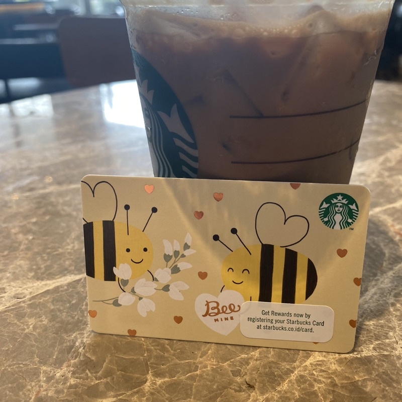 Starbucks Card Kartu Starbucks Indonesia Bee Mine Valentine