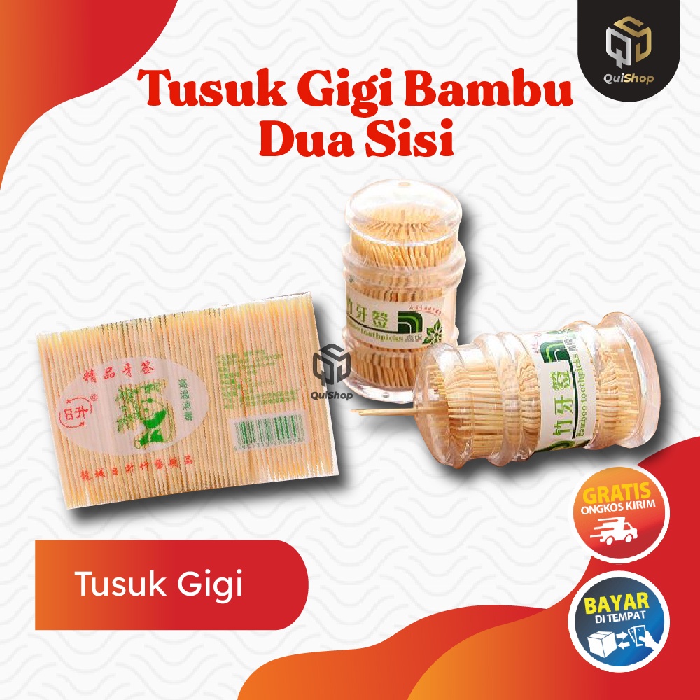 Tusuk Gigi Bambu Toothpick Wholesale Grosir Restaurant Hotel Peralatan Makan Termurah Berkualitas Premium