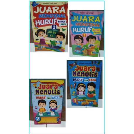 Buku TK/ Belajar menulis/ Belajar menulis huruf dan kata/Juara menulis huruf/Pandai menulis