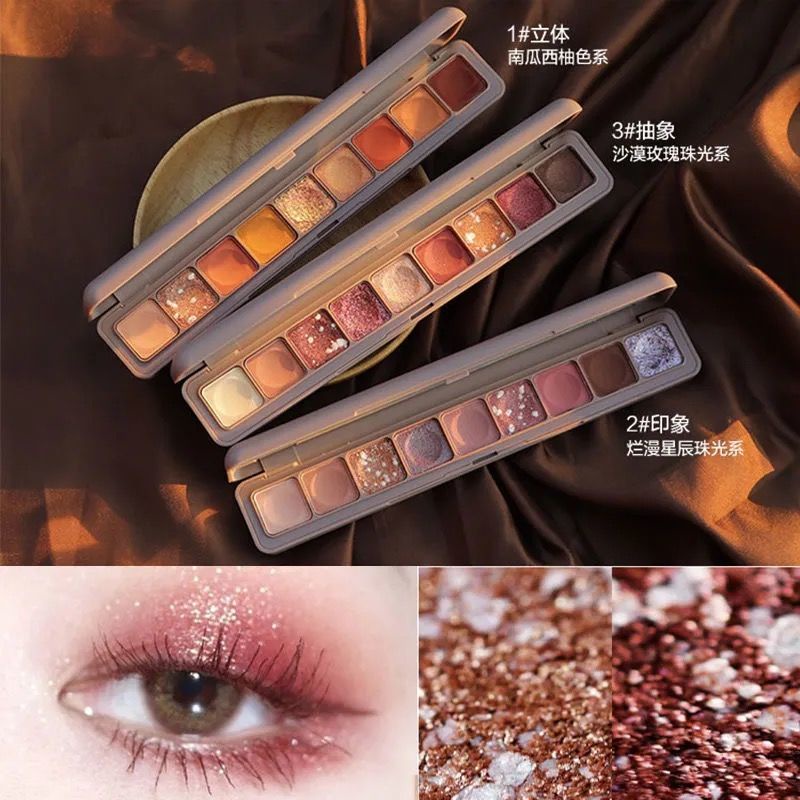 [ORIGINAL] Lameila Eyeshadow Palette 9 Warna Beautiful Color Seri LM 3600 Matte and Glitter/Eyeshadow Lameila/Eyeshadow gliter/kosmetik mata/lameila