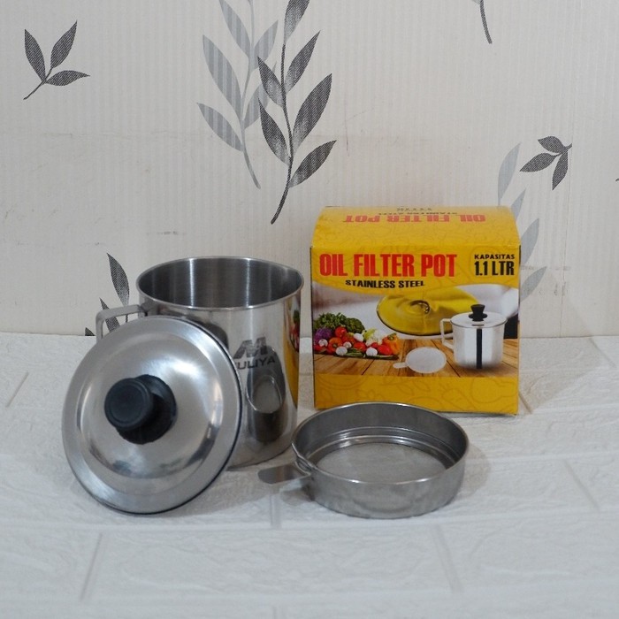 Saringan Minyak  - OIL POT Muliya OP-12 Stainless Steel