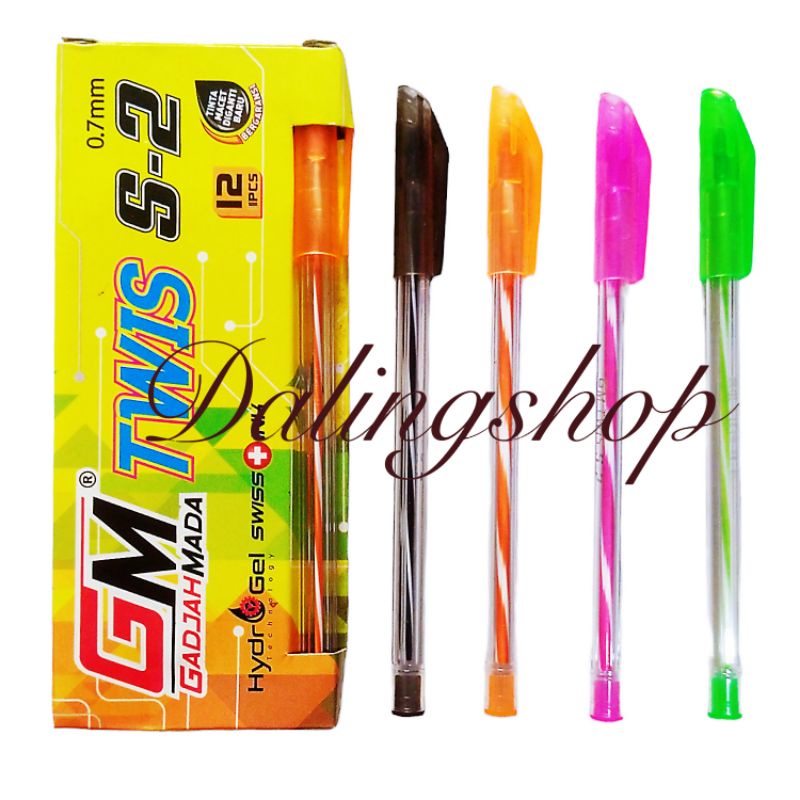 

Dalingshop Pulpen GM Gadjah Mada Twis S-2 Pen Hydro Gel 0.7mm