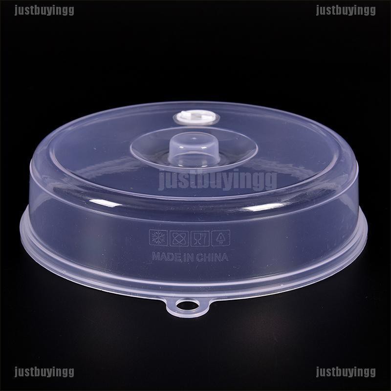 JB✪ Clear Microwave Plate Cover Food Dish Lid Ventilated Steam Vent Kitchen Cooking